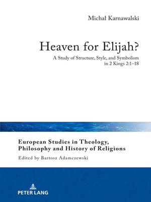 cover image of Heaven for Elijah?